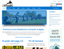 Tablet Screenshot of clubagilitylalmozara.com